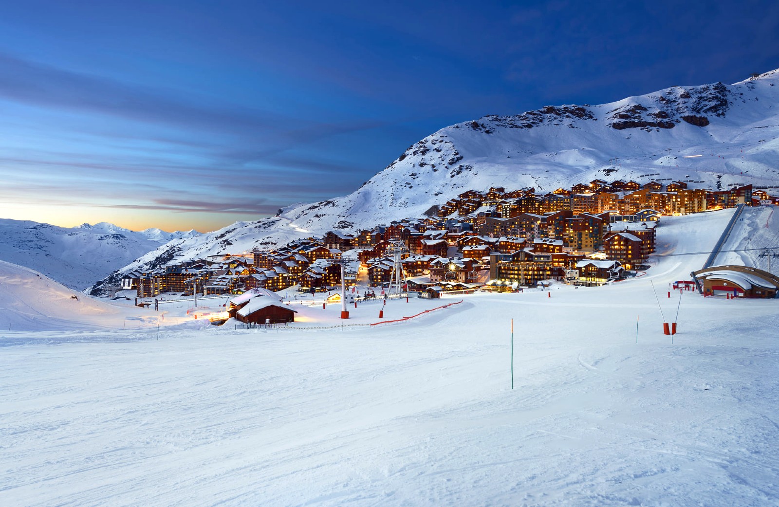 Trineo Cosmojet en Val Thorens: la pista más larga del mundo